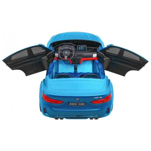 Dwuosobowy pojazd BMW X6M Lakierowany XXL Niebieski JJ2168